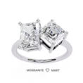 Twin Moissanite Diomaind Ring (4)