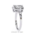 Two different shapes moissanit ring for women italian silver (3)