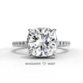 cushion moissanite diamond ring for women (1)