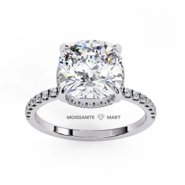cushion moissanite diamond ring for women (2)