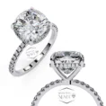 cushion moissanite diamond ring for women (3)