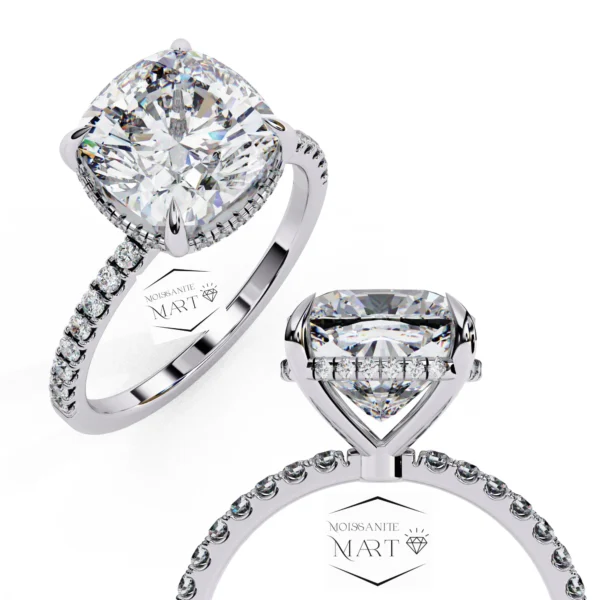 cushion moissanite diamond ring for women (3)
