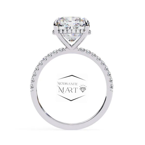 cushion moissanite diamond ring for women (4)