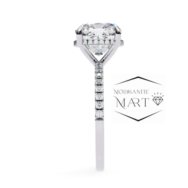 cushion moissanite diamond ring for women (5)