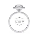 cushion shape moissanite ring for women (4)