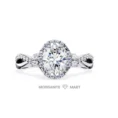 mOISSANITE diamond ring oval shape for ladies (2)