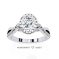 mOISSANITE diamond ring oval shape for ladies (4)