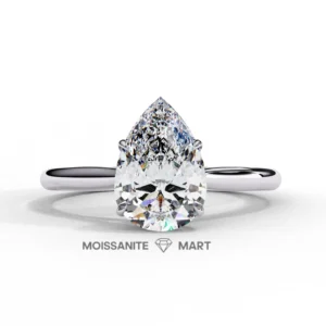 Pear Shape Moissanite Ring You’ll Adore