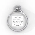 pear shape moissanite ring for women 925 silver (2)