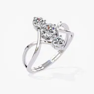 Moissanite Stone Ring