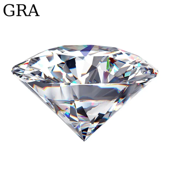 Loose Moissanite Diamond Stone GRA Certified (6)