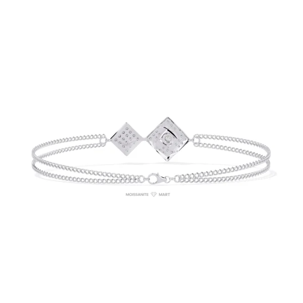 Moissanite Mart - Silver 925 Bracelets in Moissanite Diamonds (10)