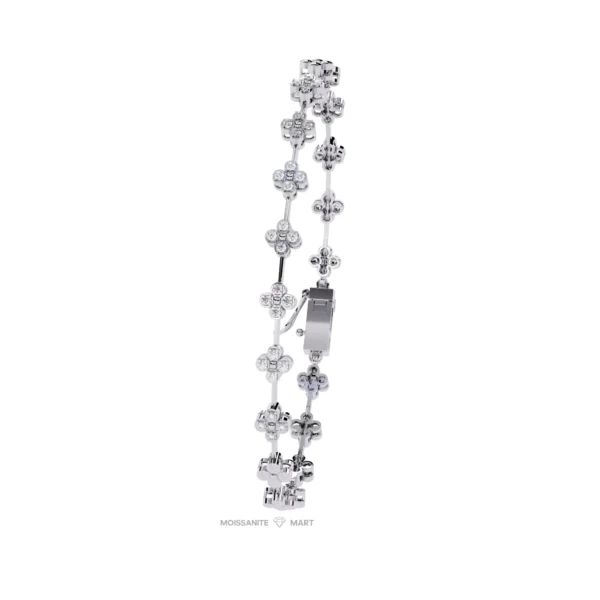 Moissanite Mart - Silver 925 Bracelets in Moissanite Diamonds (10)
