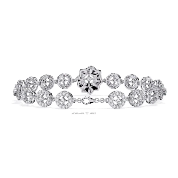 Moissanite Mart - Silver 925 Bracelets in Moissanite Diamonds (10)