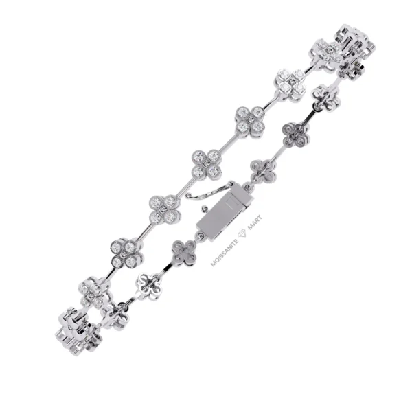 Moissanite Mart - Silver 925 Bracelets in Moissanite Diamonds (11)