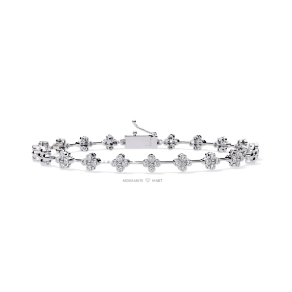 Moissanite Mart - Silver 925 Bracelets in Moissanite Diamonds (14)