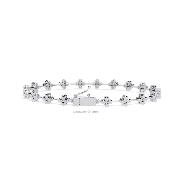 Moissanite Mart - Silver 925 Bracelets in Moissanite Diamonds (15)