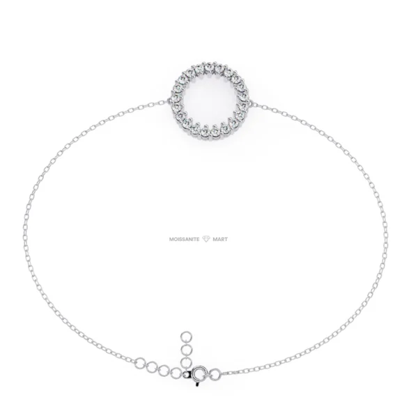 Moissanite Mart - Silver 925 Bracelets in Moissanite Diamonds (7)