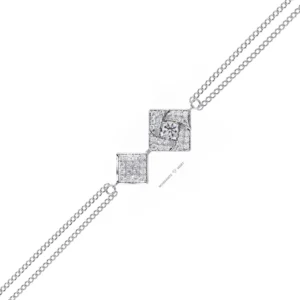 Timeless Beam Moissanite Diamond Bracelet