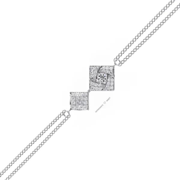 Moissanite Mart - Silver 925 Bracelets in Moissanite Diamonds (8)