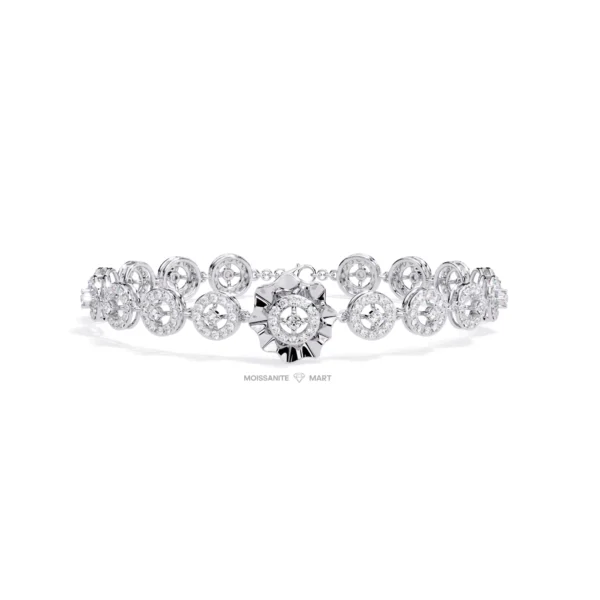 Moissanite Mart - Silver 925 Bracelets in Moissanite Diamonds (9)