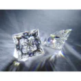 Princess Cut Square Moissanite Diamond GRA Certified (5)