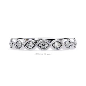 Elegant Moissanite Band Ring