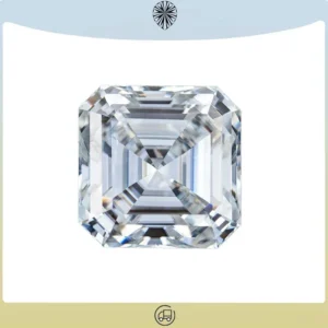 Asscher Cut Moissanite Diamond - GRA Certified